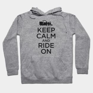 Keep Calm and Ride On - Railroad Tee T-Shirt Hoodie